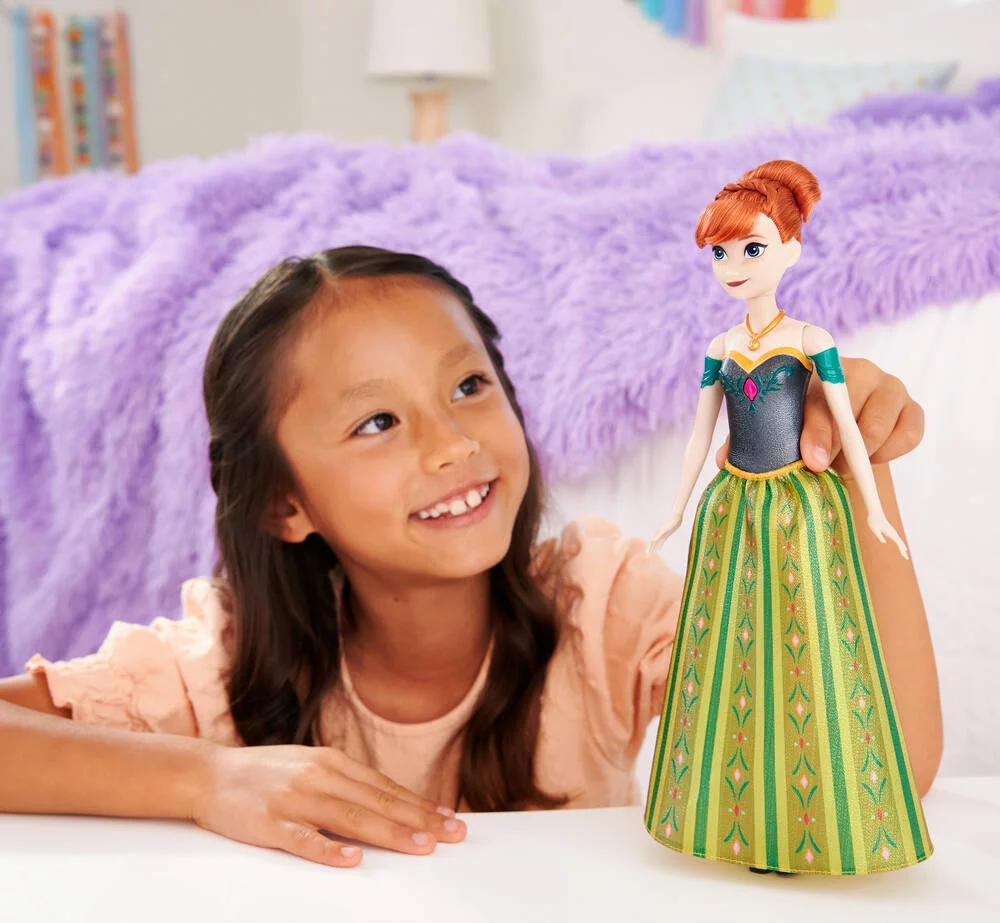 DISNEY FROZEN - LA REINE DES NEIGES - ANNA POUPEE CHANTANTE