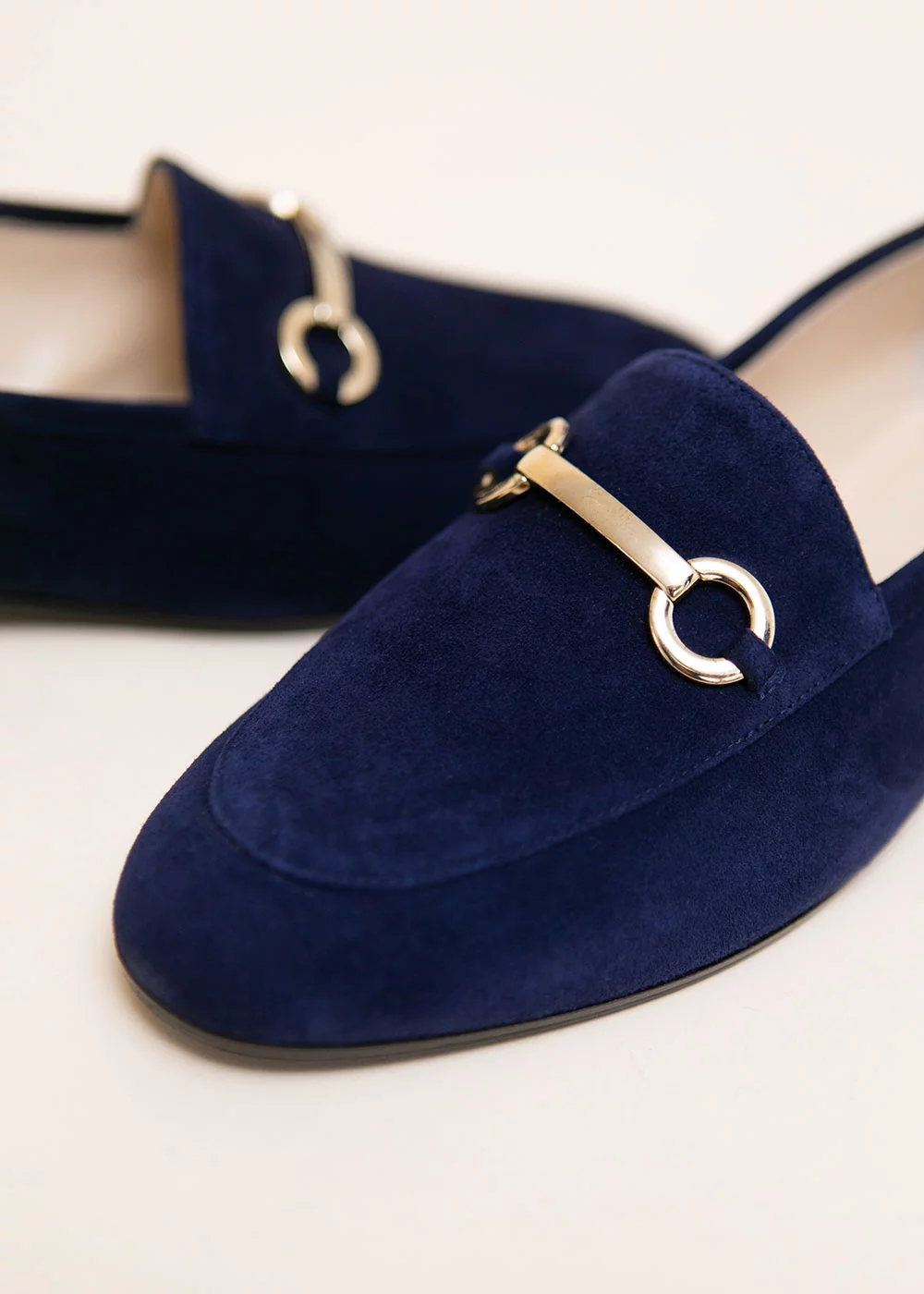 MOCASSIN MORS LA HAVANE VELOURS MARINE