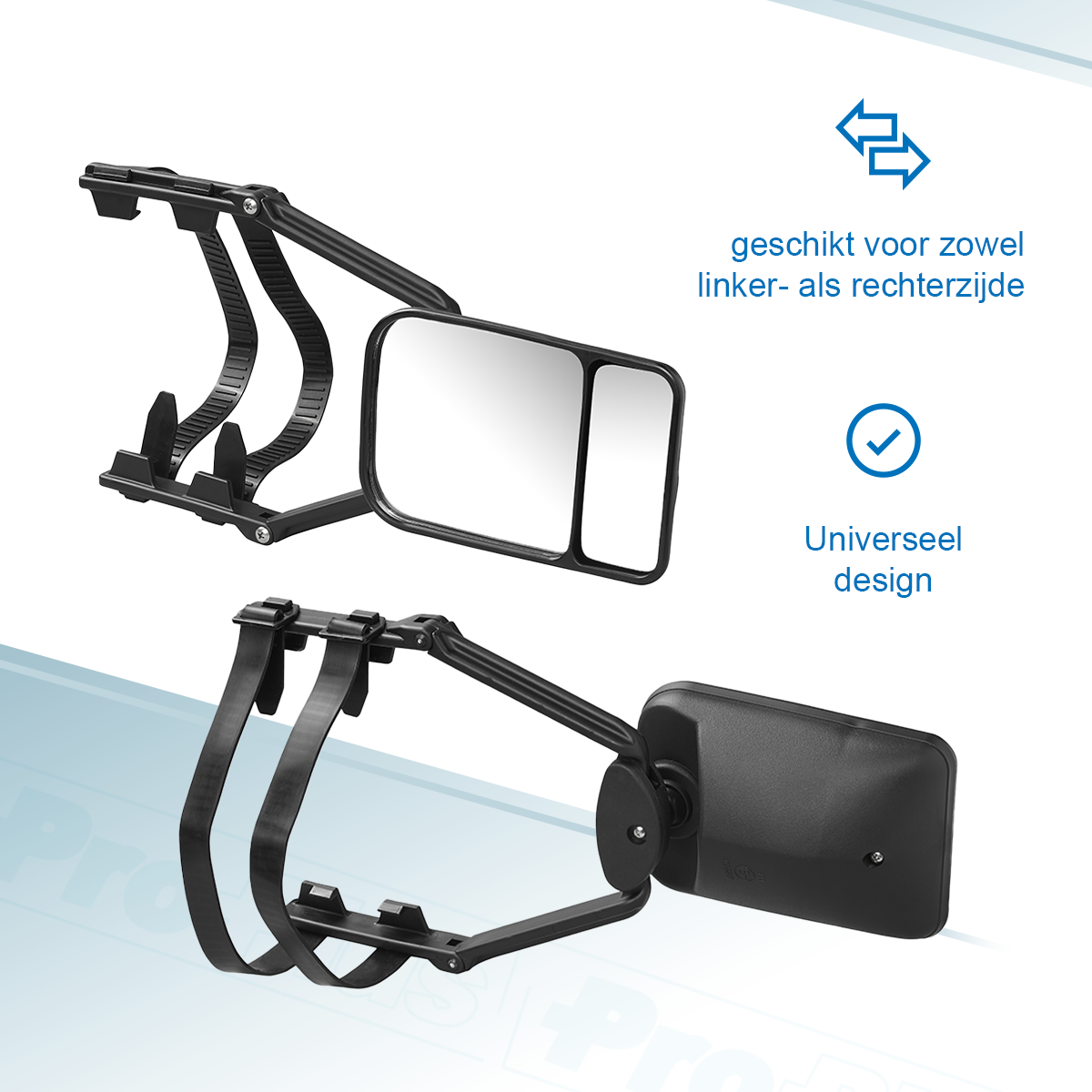 ProPlus universele duo caravanspiegel