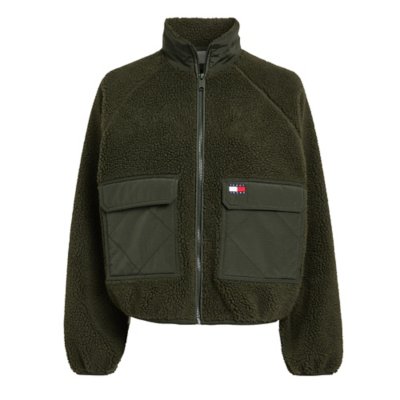 Veste femme Tjw Crp Teddy Mix Clrblk TOMMY HILFIGER