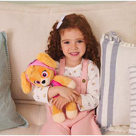Paw Patrol Med-På-Tur-Plys Skye bamse 33 cm
