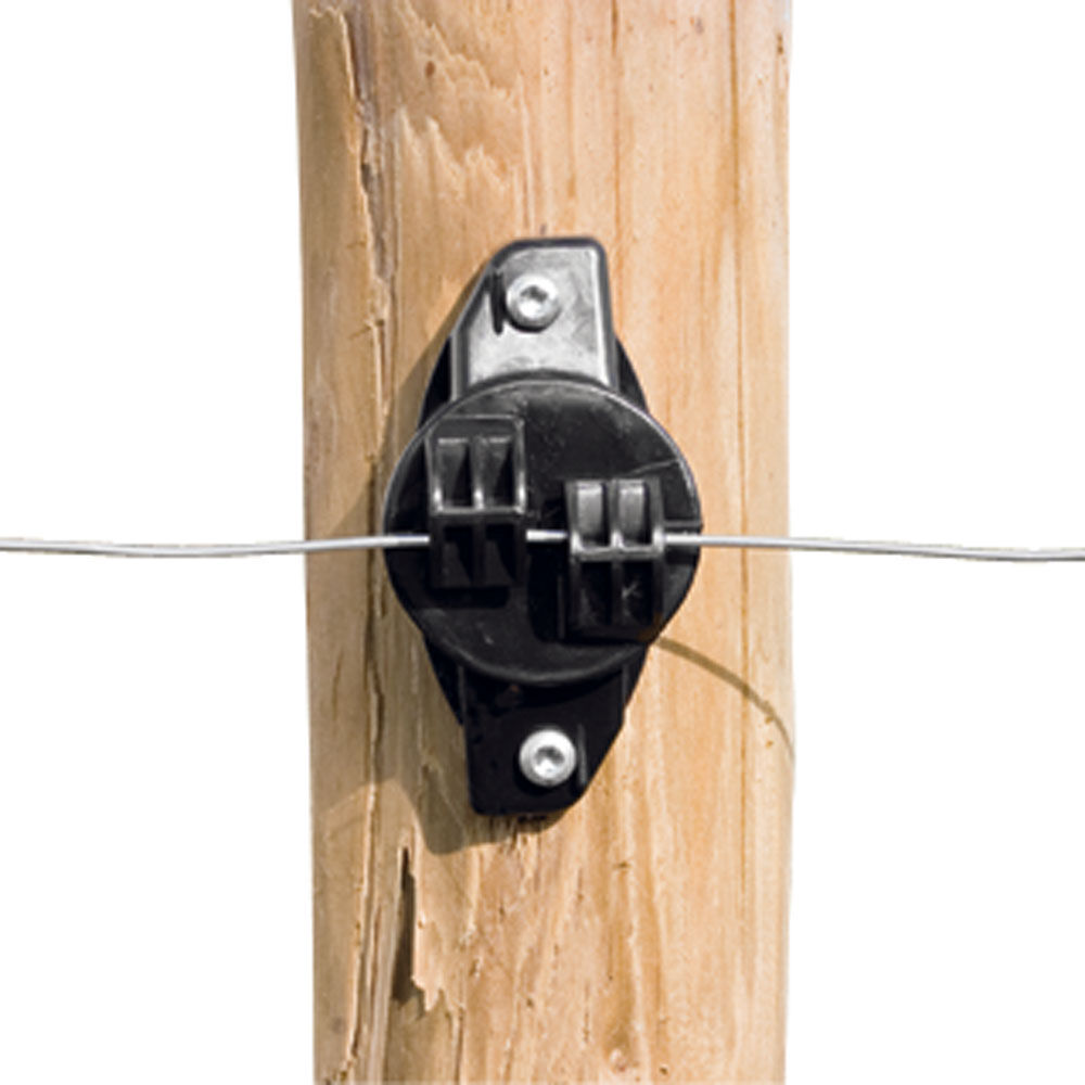 Gallagher - W-isolator - 26.5 cm - 175 Stuks - Zwart - 38 cm