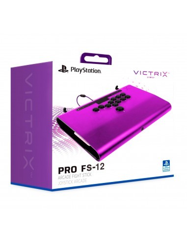 PDP Victrix Pro FS-12 Arcade Fight Stick Purple Licensed