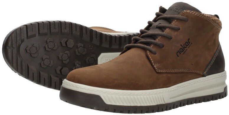 Rieker Veterschoenen Hoog cognac