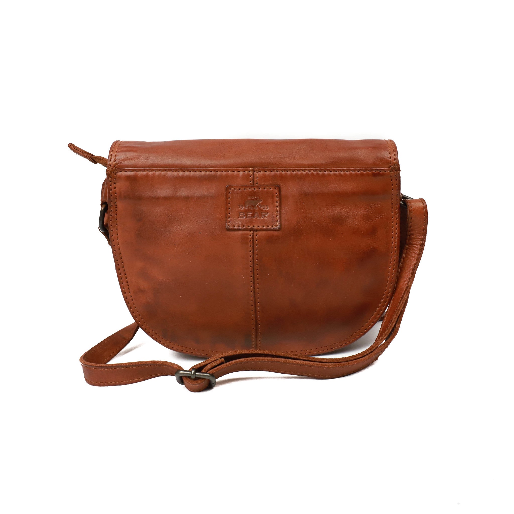 Schoudertasje 'Gigi' cognac - CL 41770 Cognac