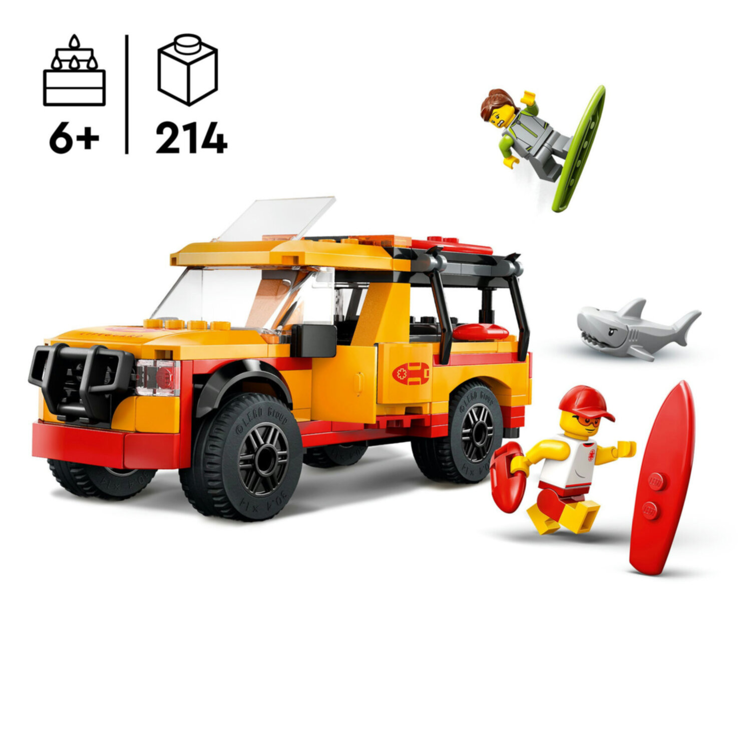 LEGO® City 60453 Einsatzfahrzeug der Rettungsschwimmer ab 6 Jahren