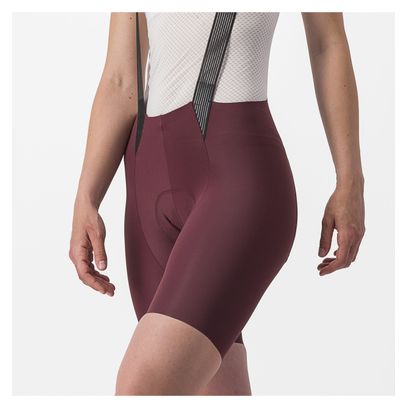 Cuissard Court à Bretelles Femme Castelli Free Aero RC Bordeaux