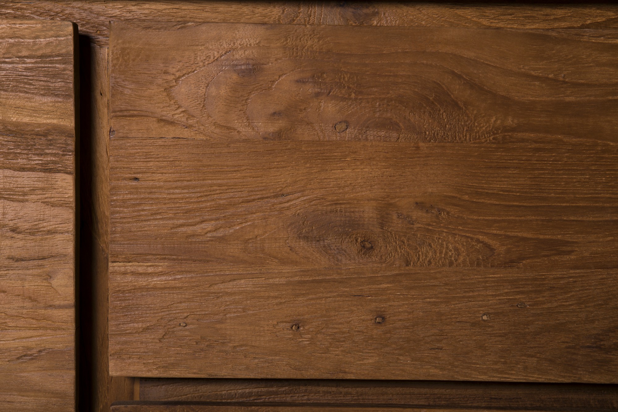 Sideboard, 2 Türen, 3 Schubladen, braun, T 50 cm, B 200 cm, H 85 cm von fischer's lagerhaus