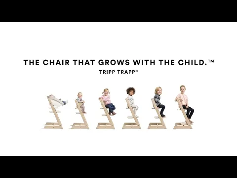 Stokke Chaise Haute Tripp Trapp® + Coussin avec Cabaret Tripp Trapp® -  Noir