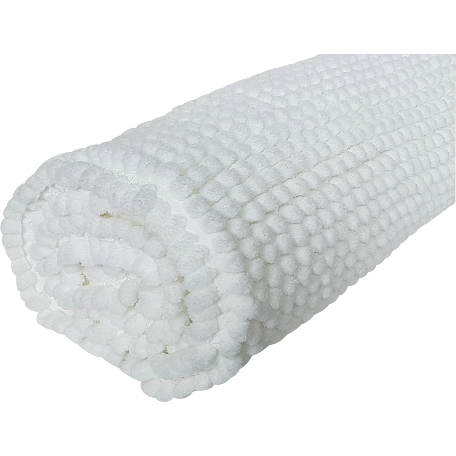 Badeteppich Chenille 60x90cm, weiss