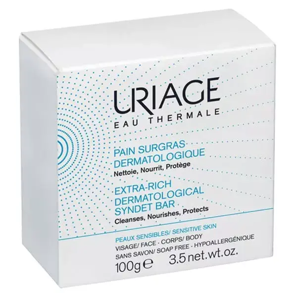 Uriage Sabonete Líquido Corporal Dermatológico Nutritivo Extra Rico para Pele Sensível 100g