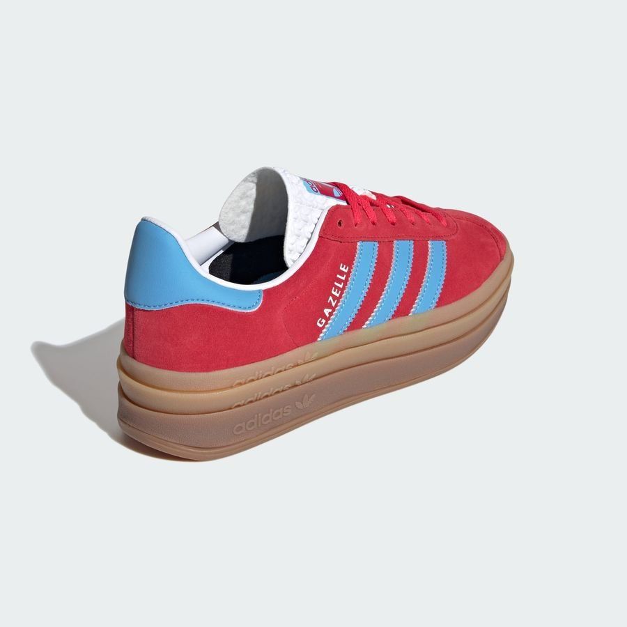 adidas Original Gazelle Bold Chaussures - Rouge/Bleu Femme