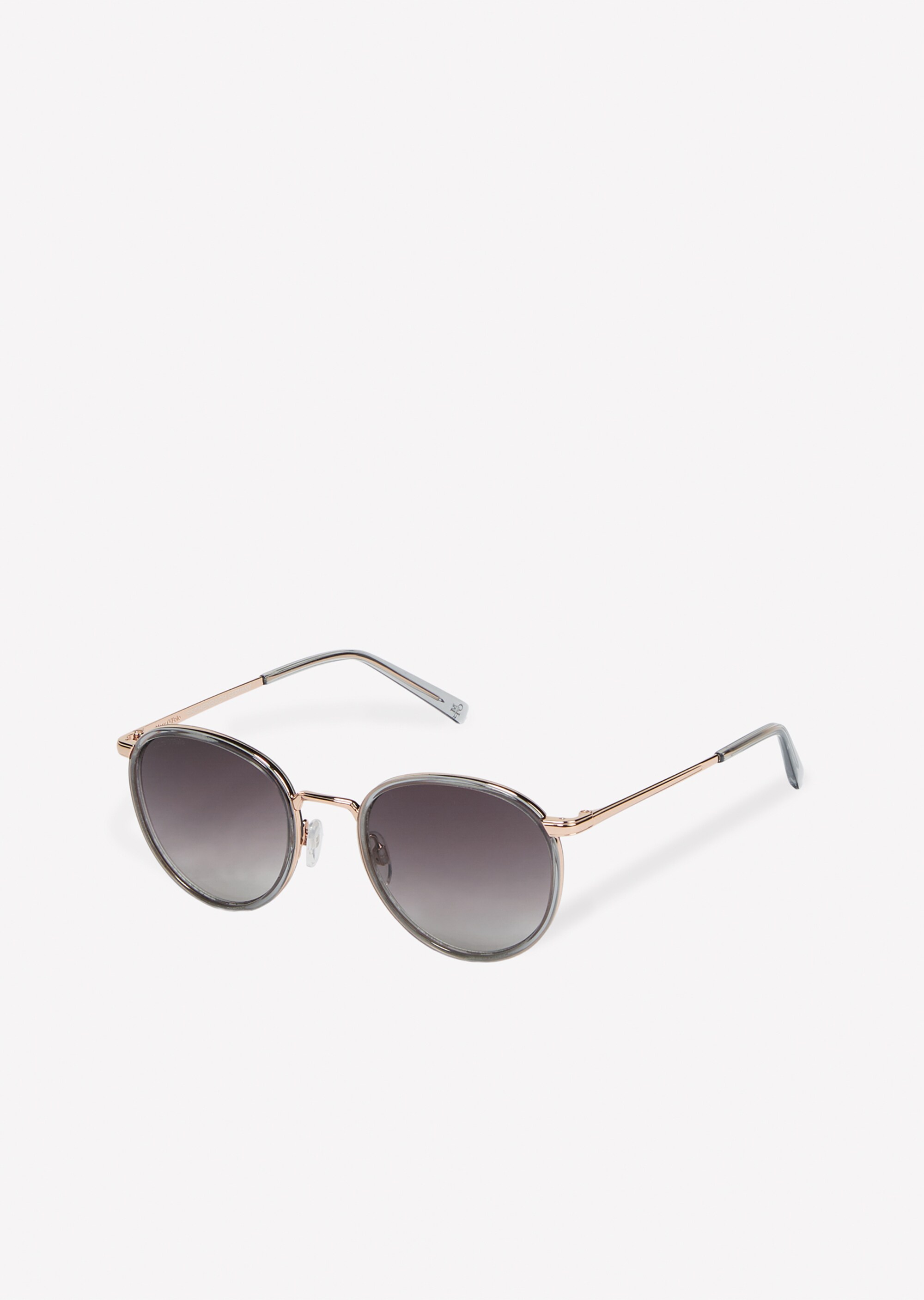 Unisex-Sonnenbrille mit extravagantem Edelstahl-Acetat-Rahmen