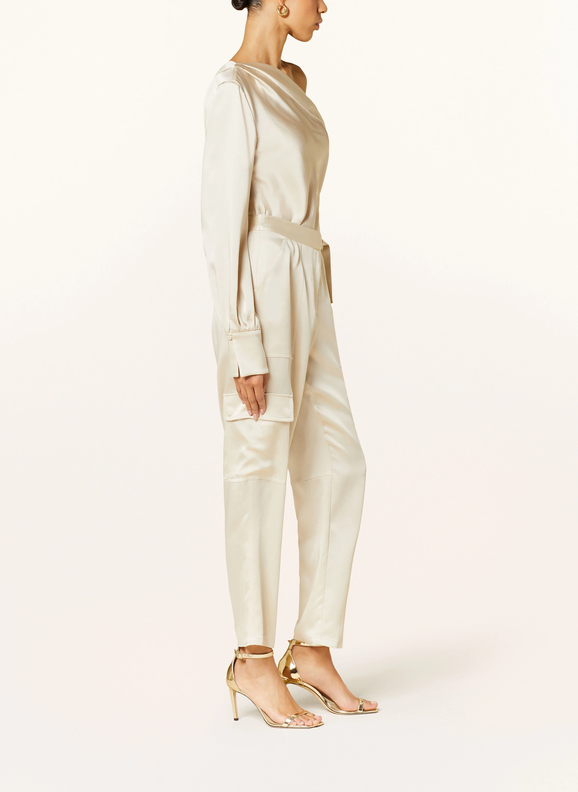 SIMKHAI Cargohose CAROLINA aus Satin