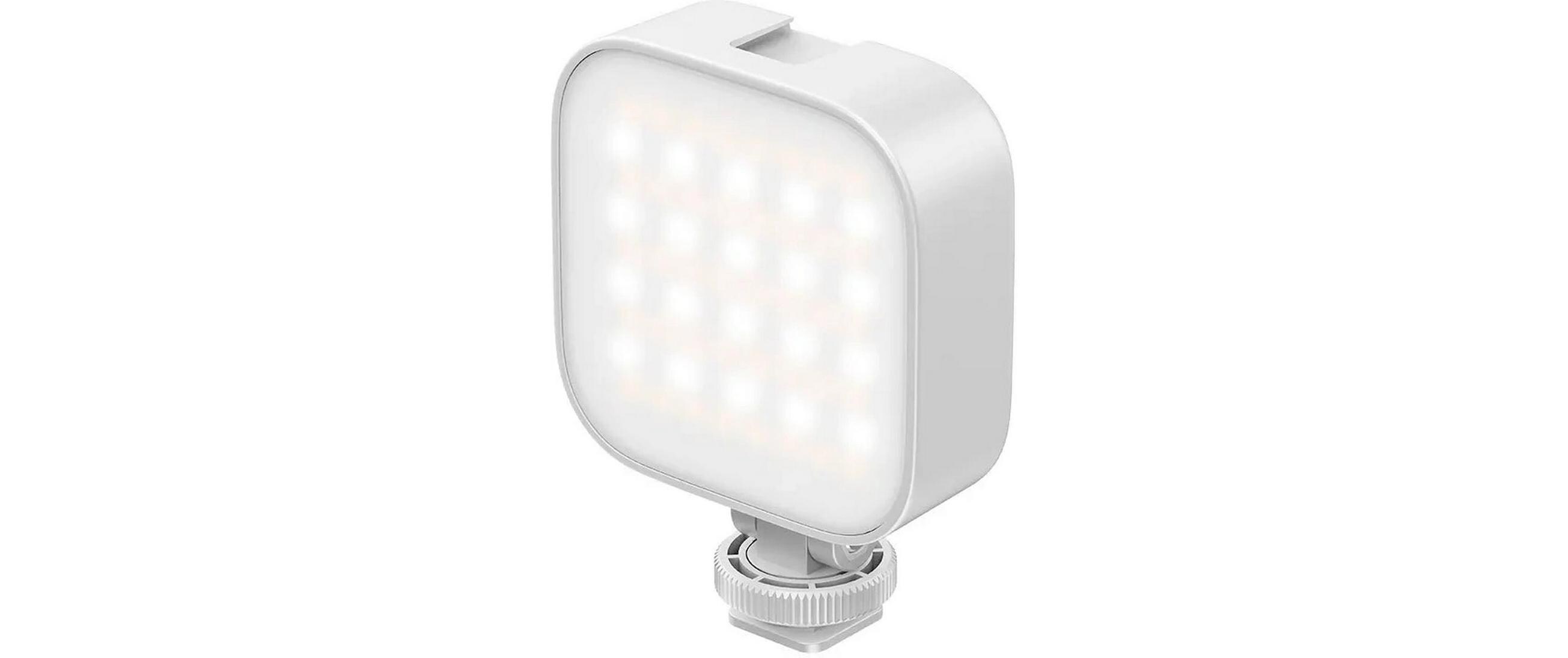 Videoleuchte U60 RGB WeissVielseitiges Mini LED Videolicht mit Display