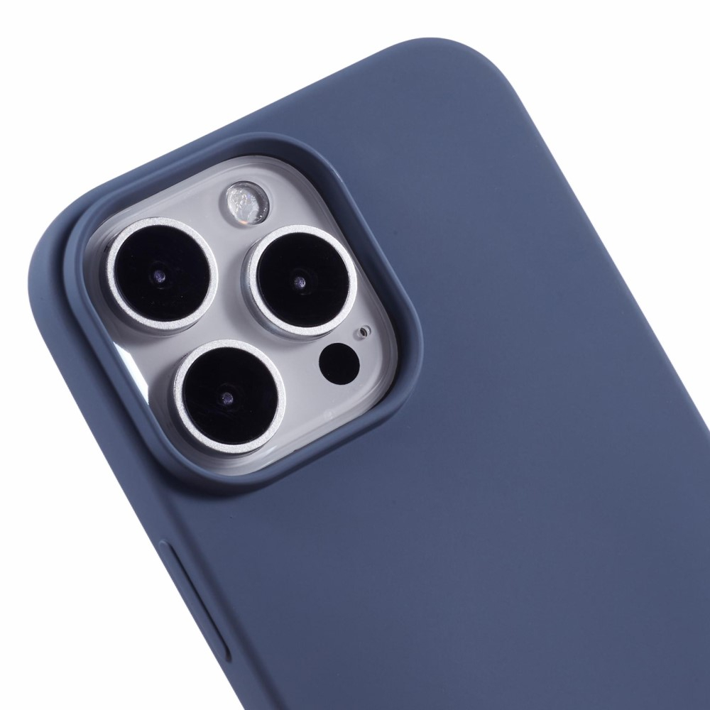 iPhone 16 Pro Max Gummi Case Schutzhülle - Dunkelblau (Matt)