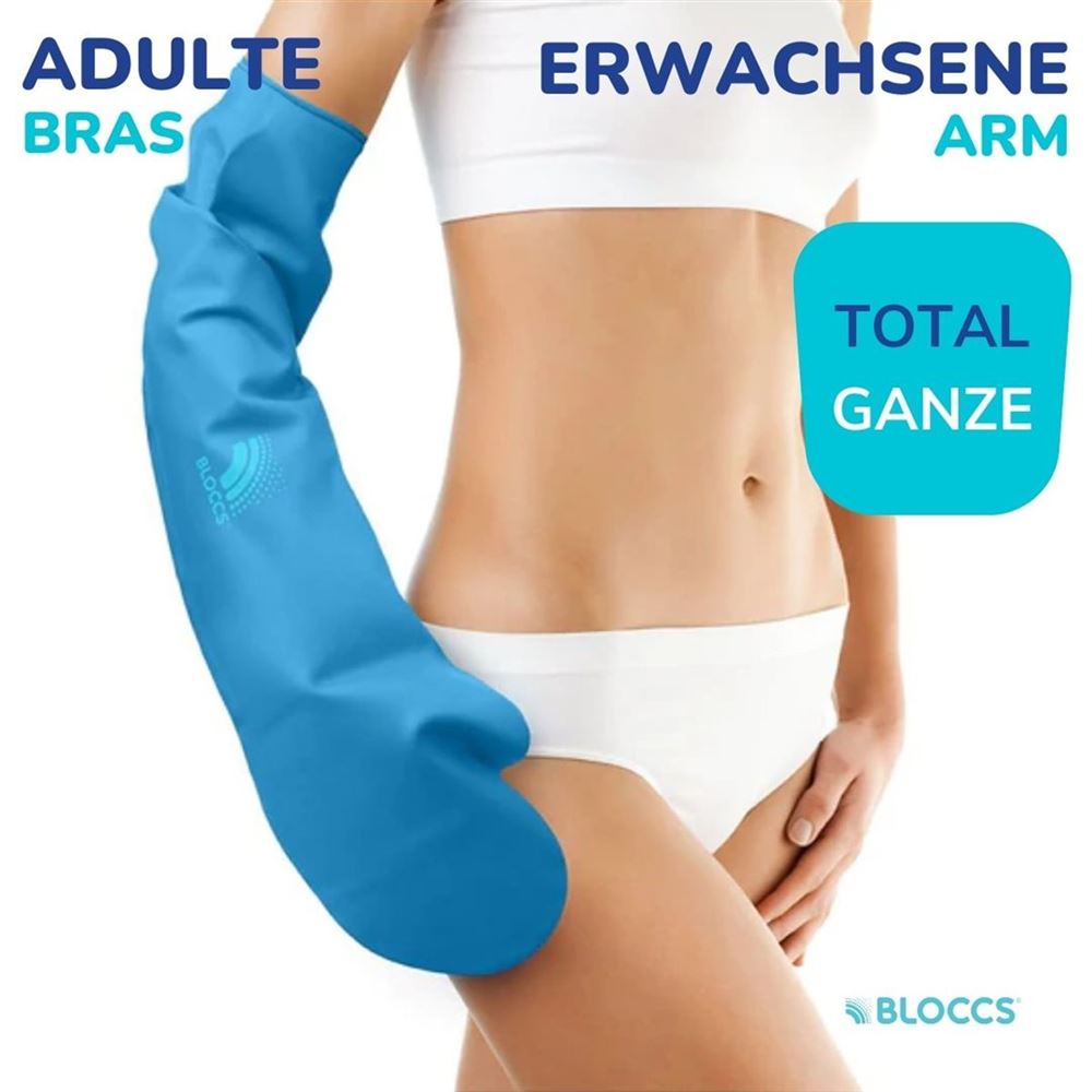 Bloccs Bad und Dusche Wasserschutz für den Arm 27-44/78cm Erwachsene 1 Stk