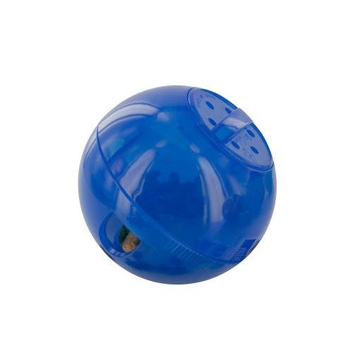 Bola dispensadora de petiscos Slimcat para gatos, azul