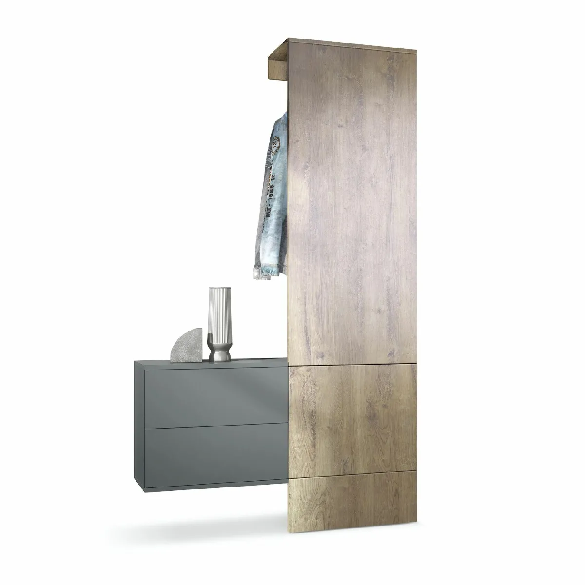 MPC Vestiaire Chêne Ribbeck 105x193x35