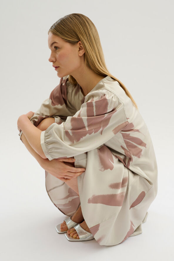 Karen by Simonsen KBPalmer Indie Dress Silver cloud - palmer