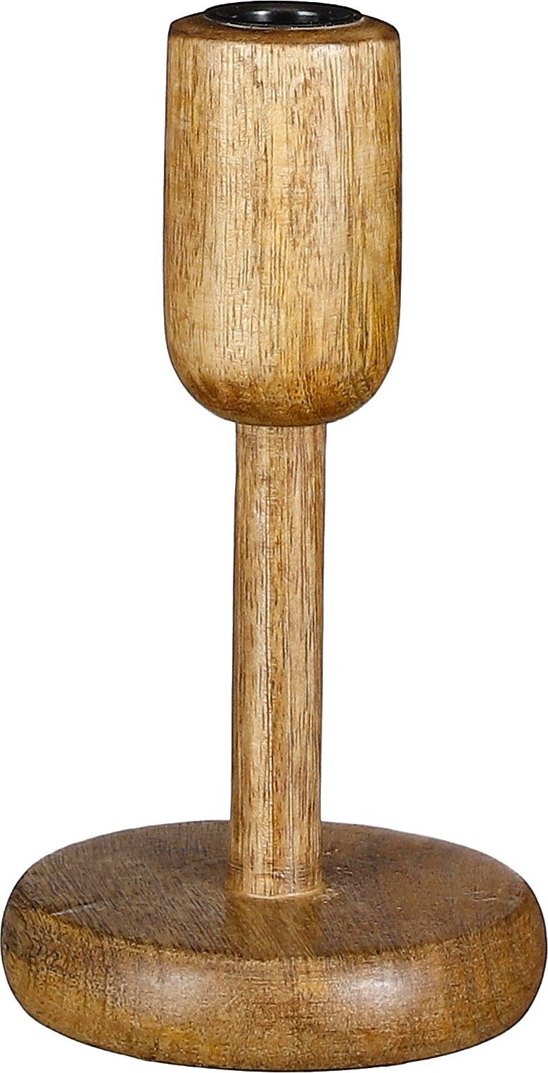Kandelaar Lissy naturel D 10 H 18 cm
