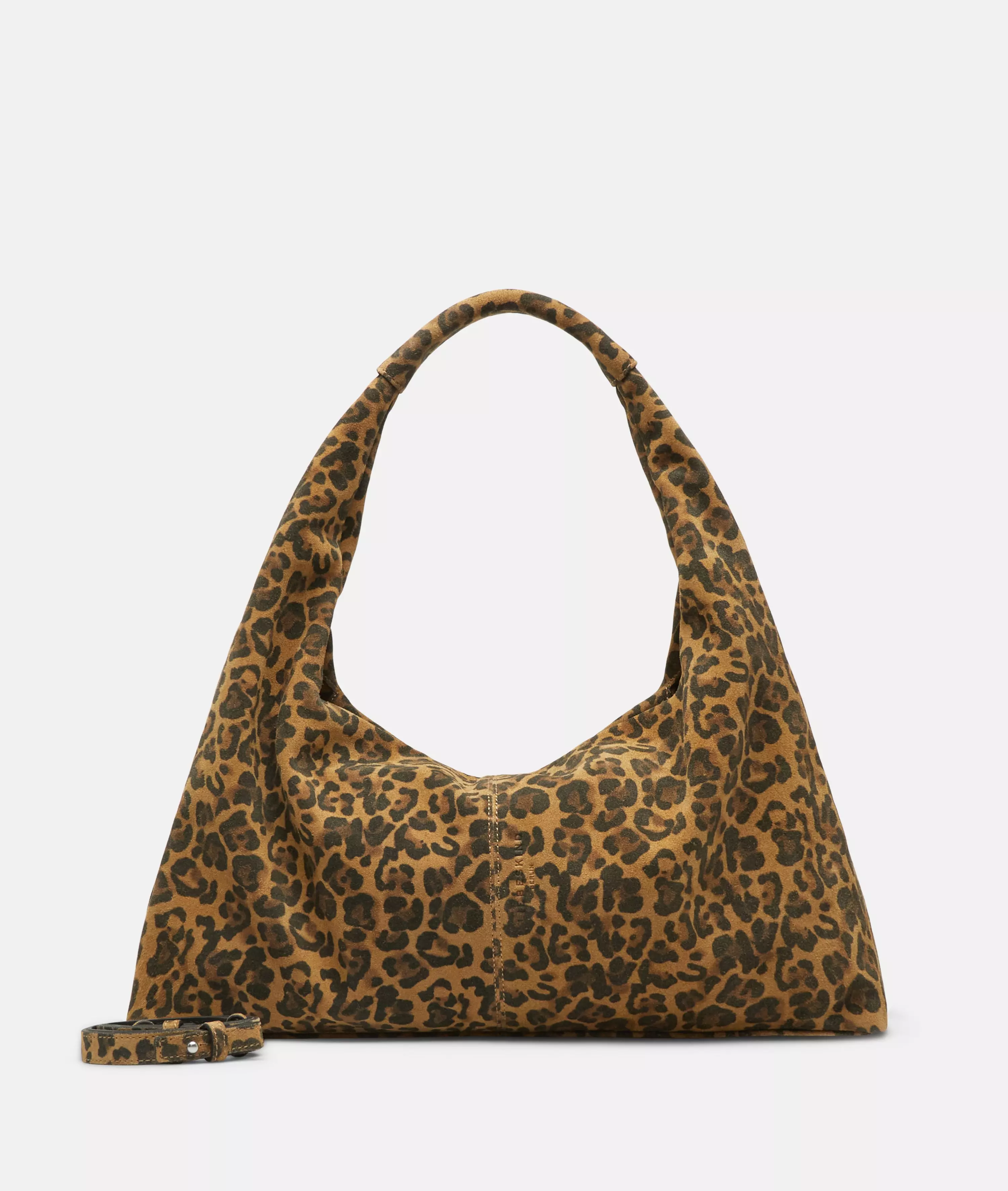 Leo Scarlet Satchel M Spacious shoulder bag with leo print