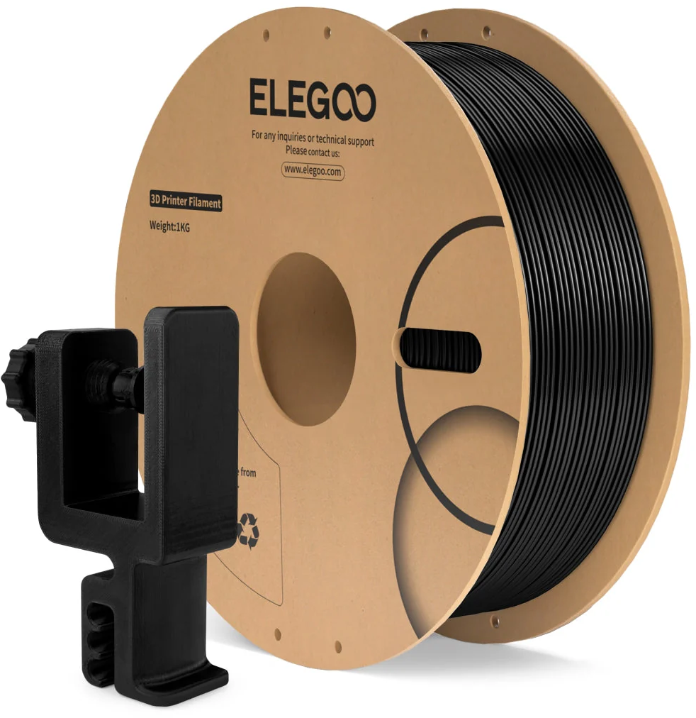 Elegoo  PC Black, 1,75 mm / 1000 g    Hochfestes Filament mit hoher Schlag- & Hitzebeständigkeit in Black