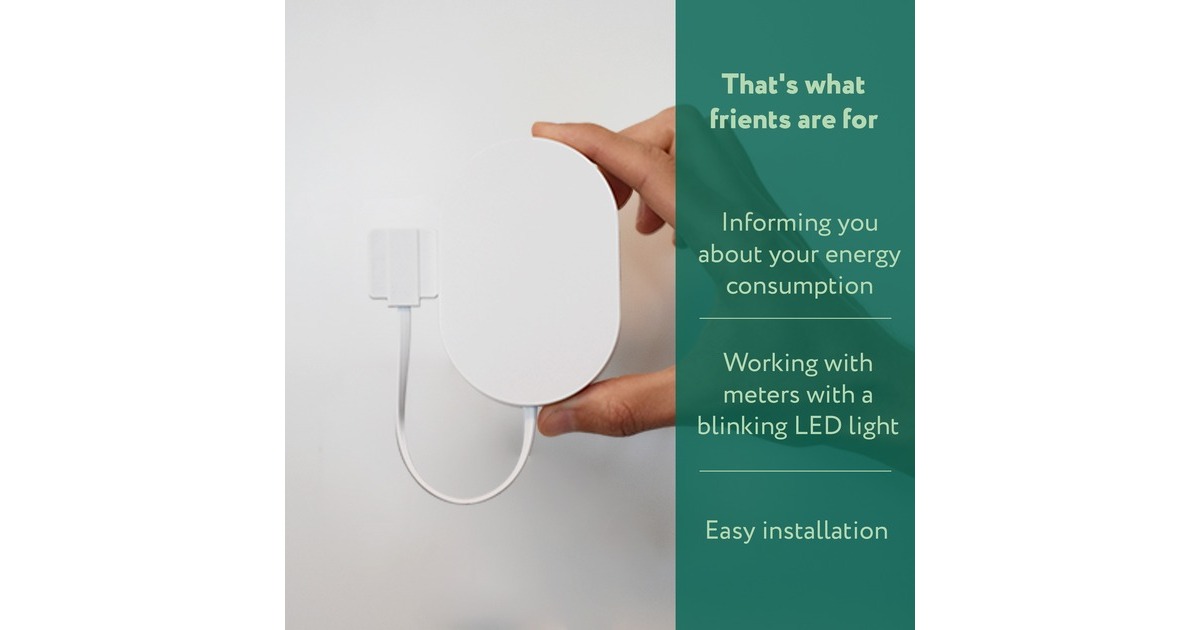FrientElectricity Meter Interface 2, LED energiebesparing  (Wit, Zigbee 3.0)