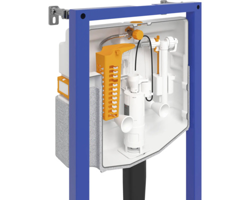 Cersanit City Square wandclosetset, randloos, glanzend wit, met toiletzitting, mechanische inbouwreservoir SZWZ1008556282