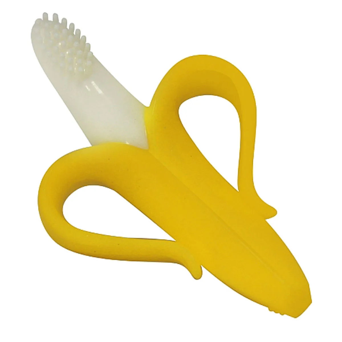 Mombella Jouet de Dentition  Brosse à Dents - Banane