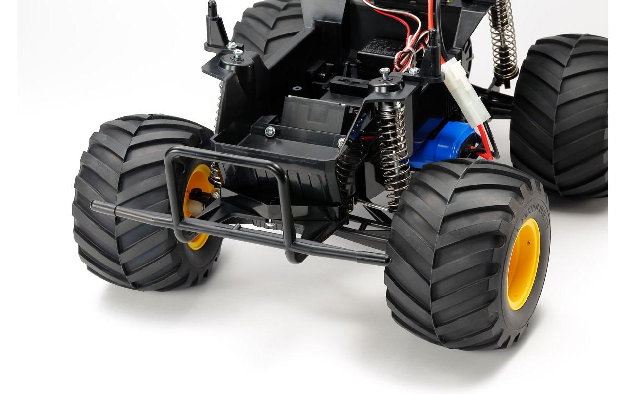 Monster Truck Midnight Pumpkin X-SA, RWD, ARTR, 1:12<br>Vormontierter Tamiya Midnight Pumpkin «Black Edition» Monstertruck