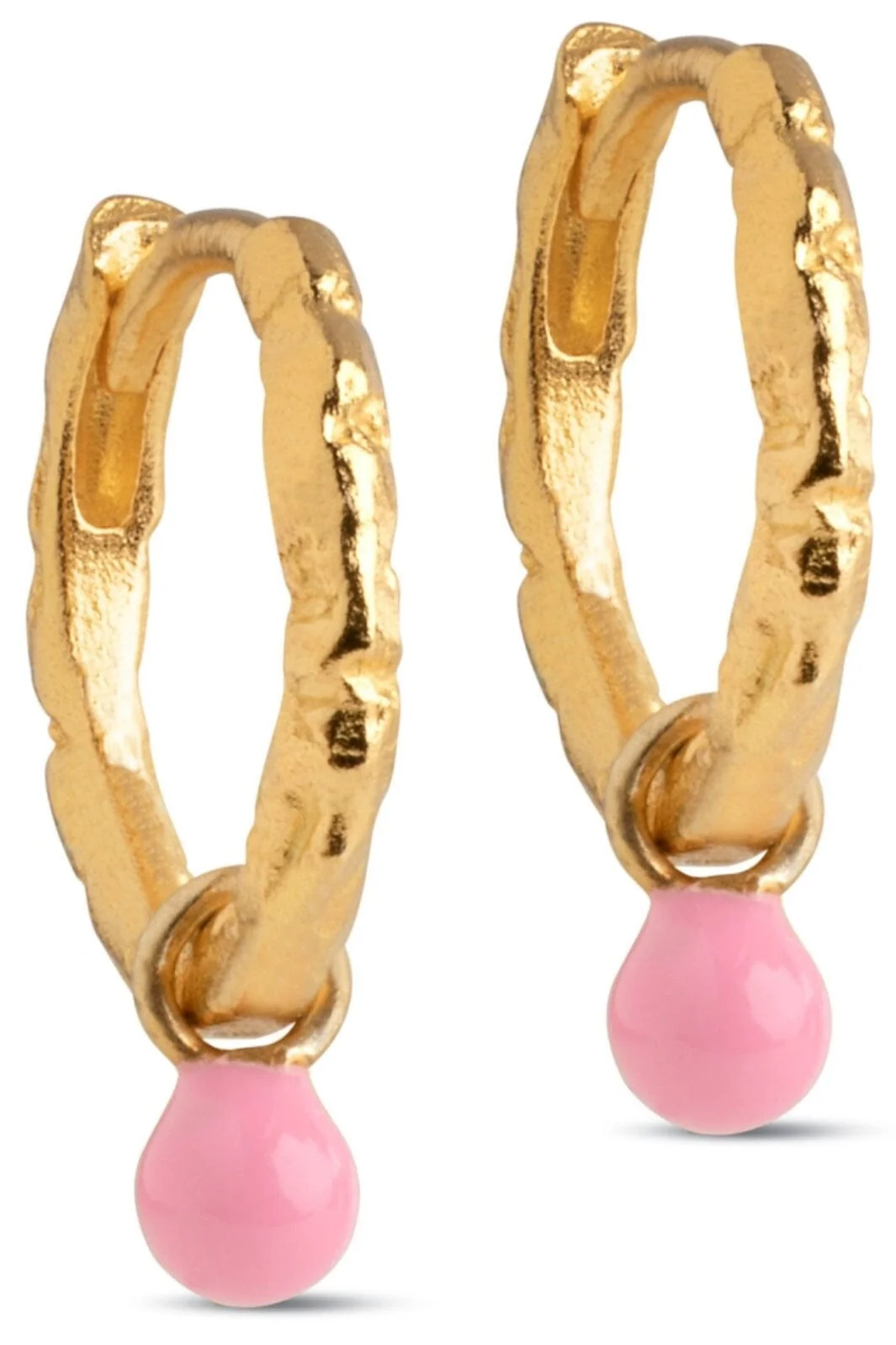 Enamel Copenhagen Hoops, Belle light pink