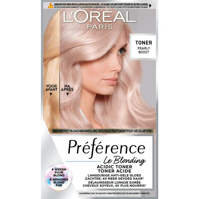 L Oréal Paris Préférence Toner Pearly Boost