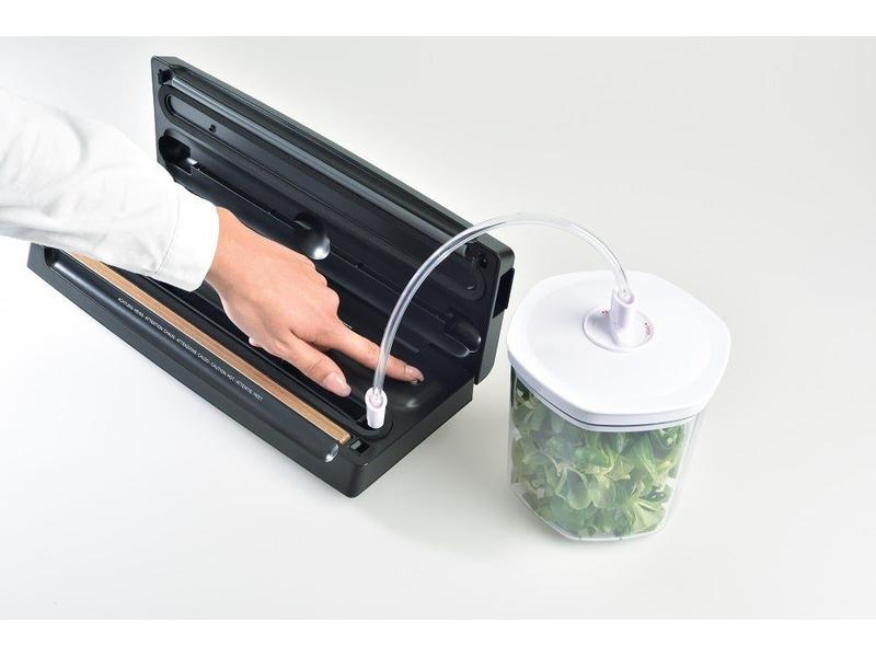 Solis Vakuumiergerät Smart Typ 574 Silber/Schwarz Vakuumier-System mit herausnehmbarer Tropfschale