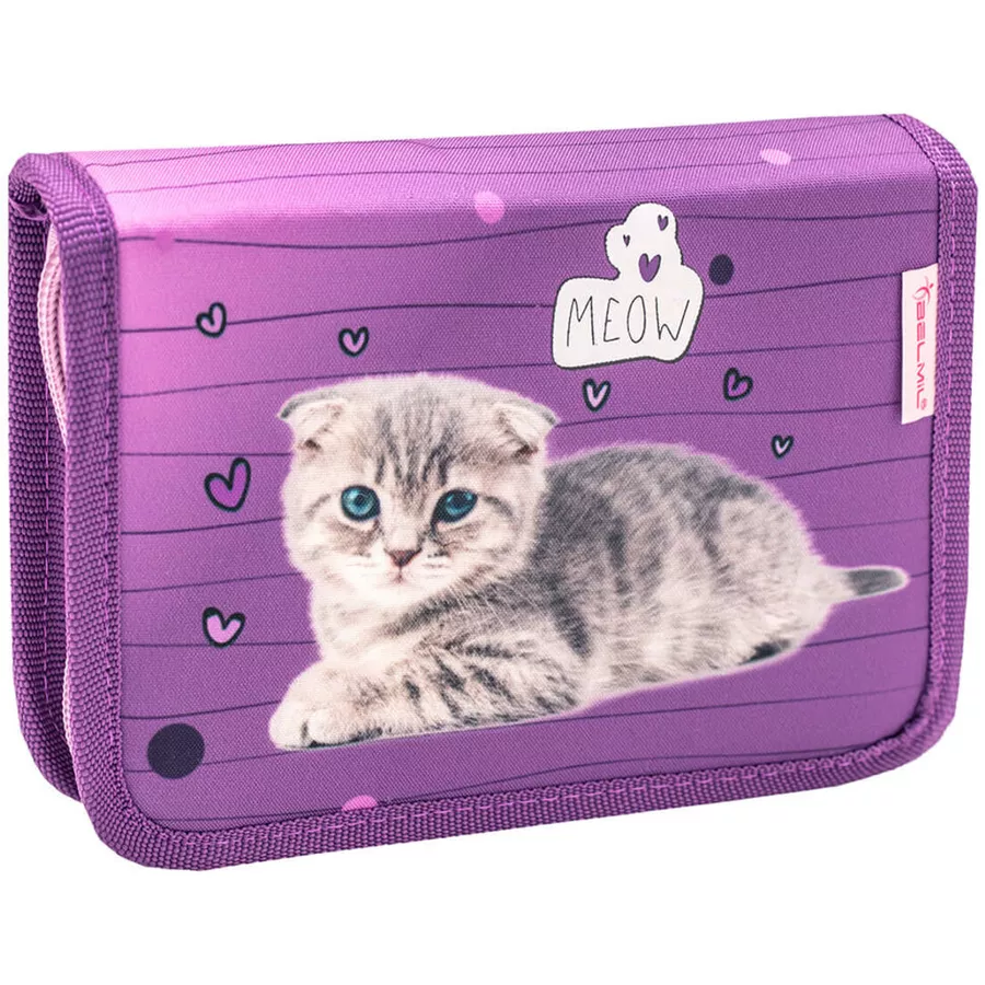 Belmil Schulranzen Mini Fit Schulranzen Set 4-teilig mit Brustgurt Little Caty