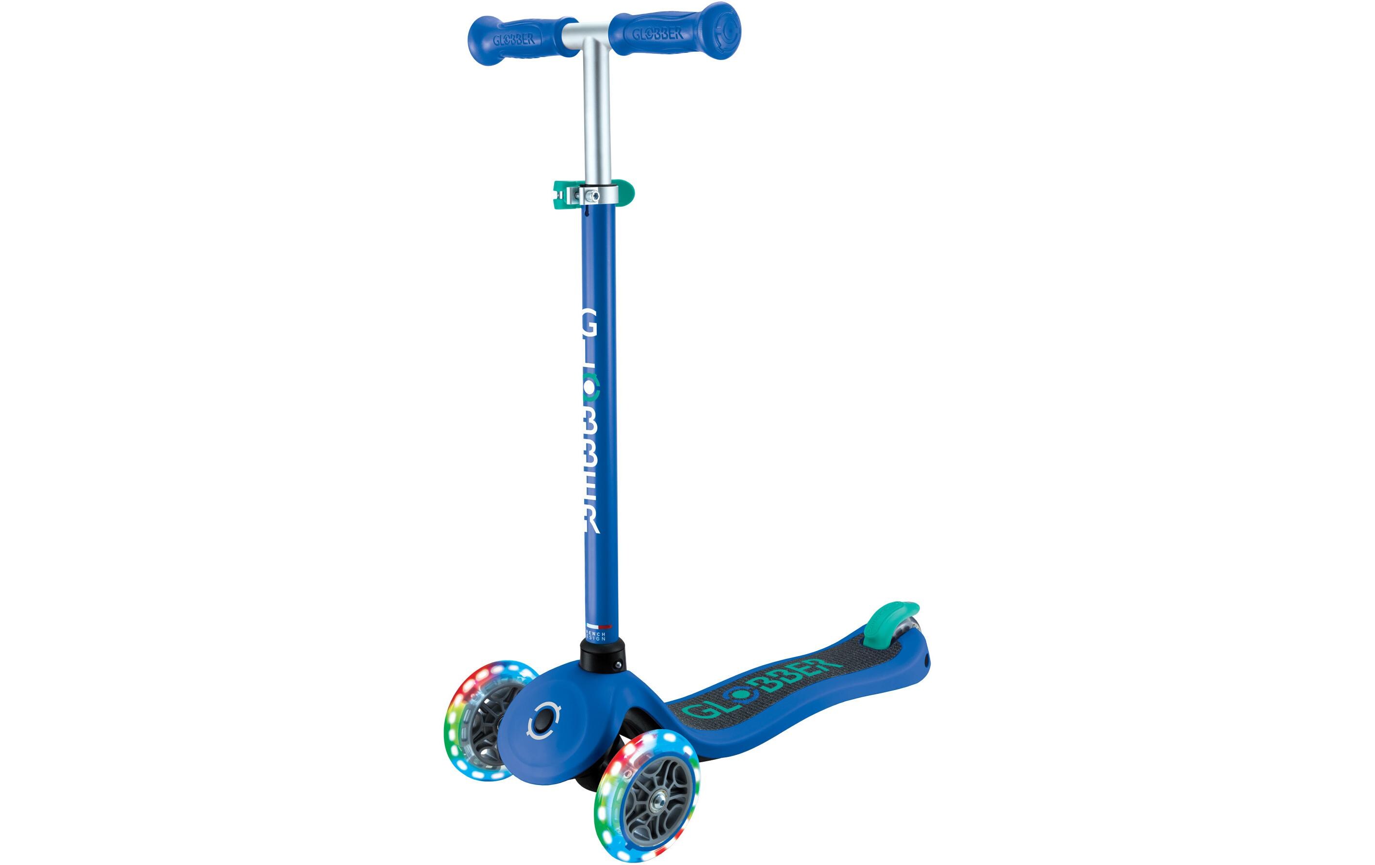 Scooter Primo Lights Blau3-Rad-Roller mit Beleuchtung für Kinder