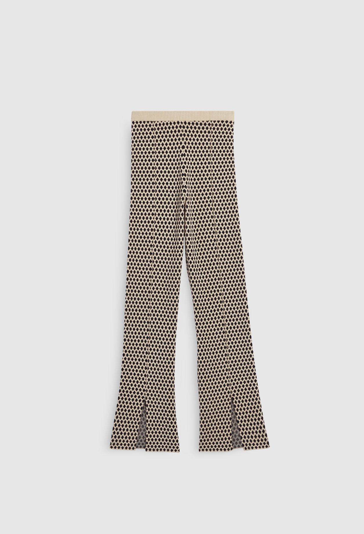 Pantalon &agrave; motifs en viscose responsable