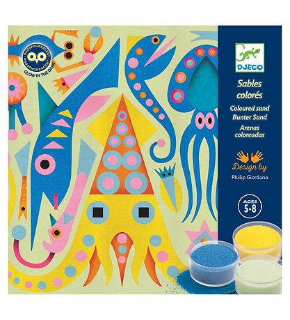 Djeco Kreas?t - Farvet Sand - Sea Lights