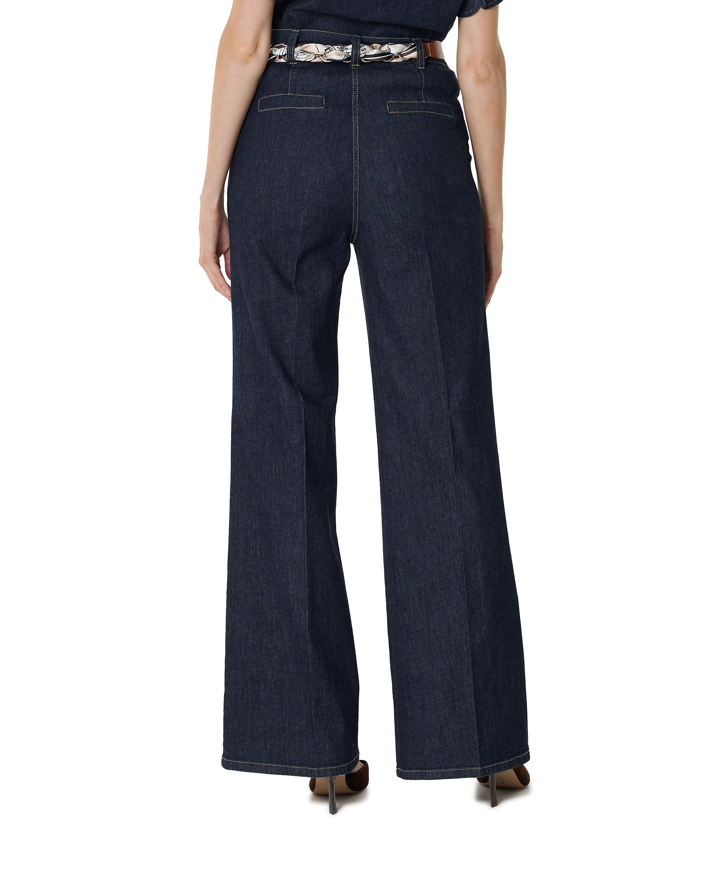 Caroline Biss effen-recht dames jeans blauw