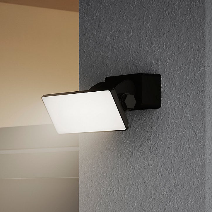 Projecteur LED Davern 2000lm 20W IP65 GoodHome noir