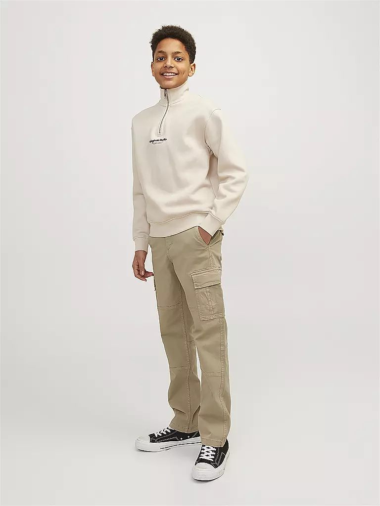 JACK & JONES Jungen Cargohose JPSTKANE beige
