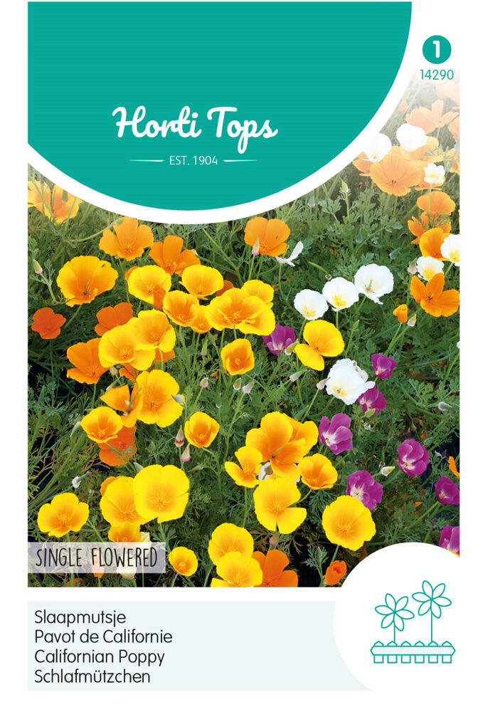 Hortitops Slaapmutsje Enkelbloemig - Bloemzaden