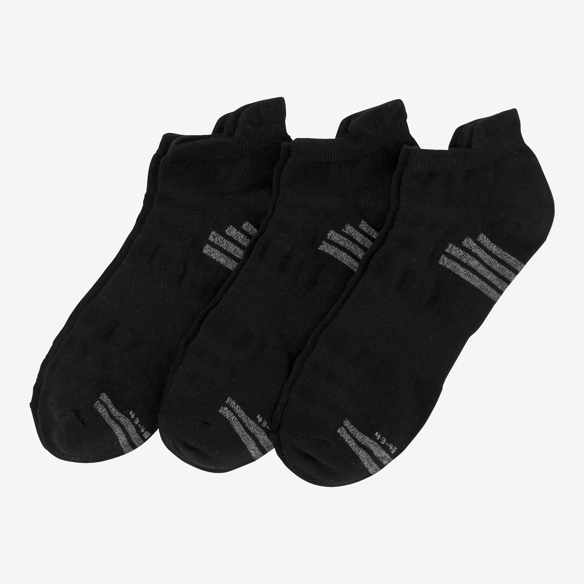 Herren-Sport-Sneaker-Socken, 3er-Pack
