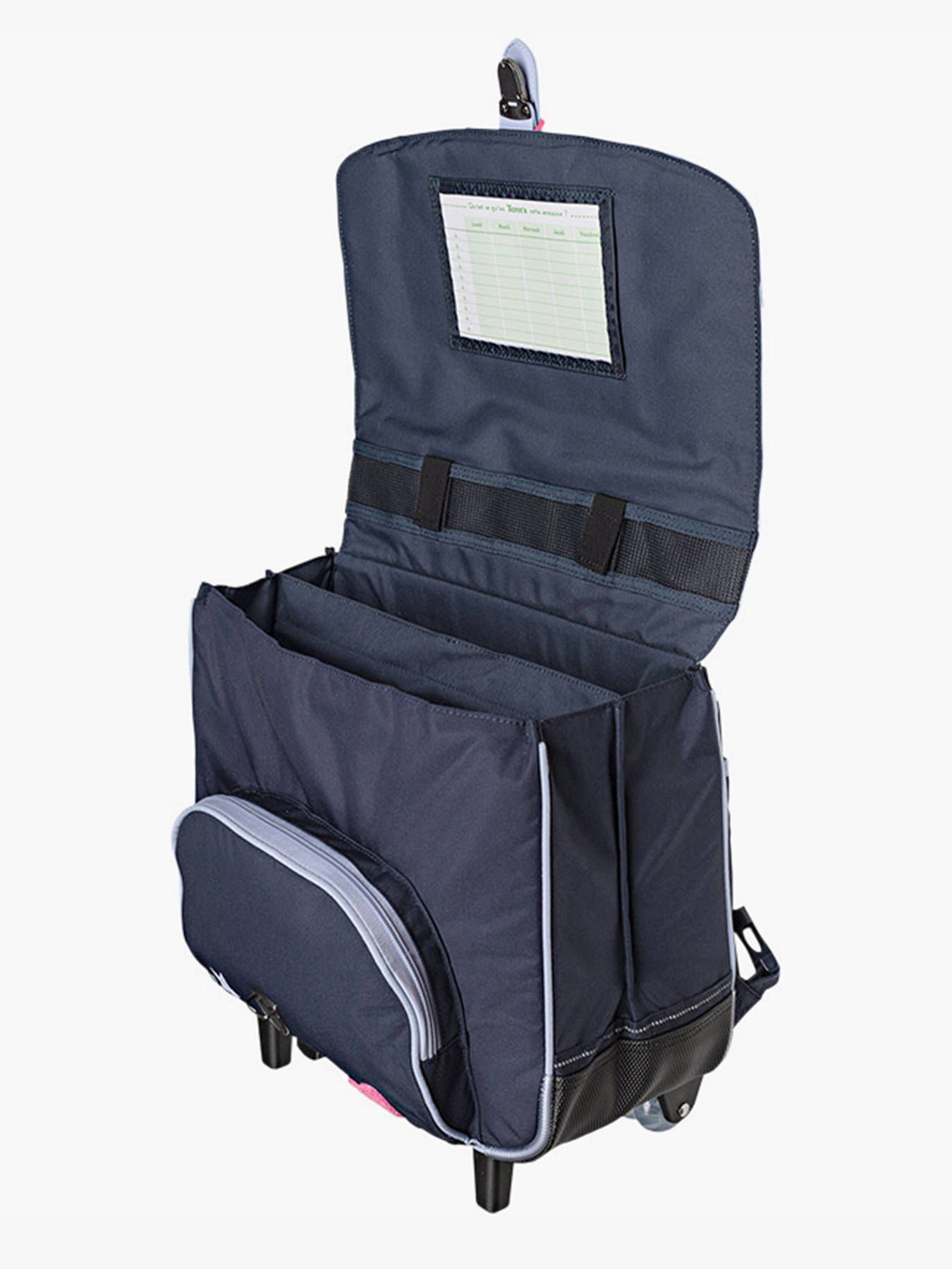 Cartable  roulettes 2 compartiments TANN'S