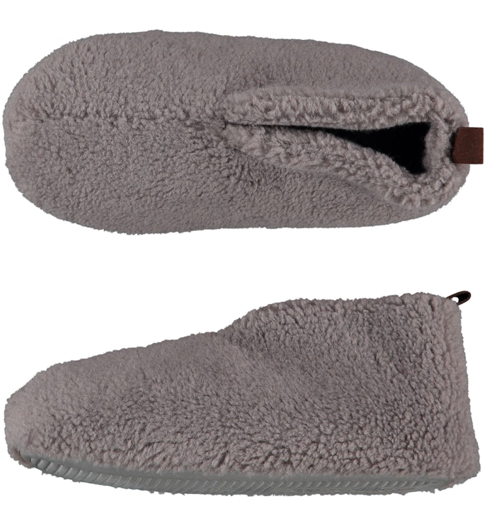 Apollo Slof Dames Teddygrijs 37/38 (1 paar)