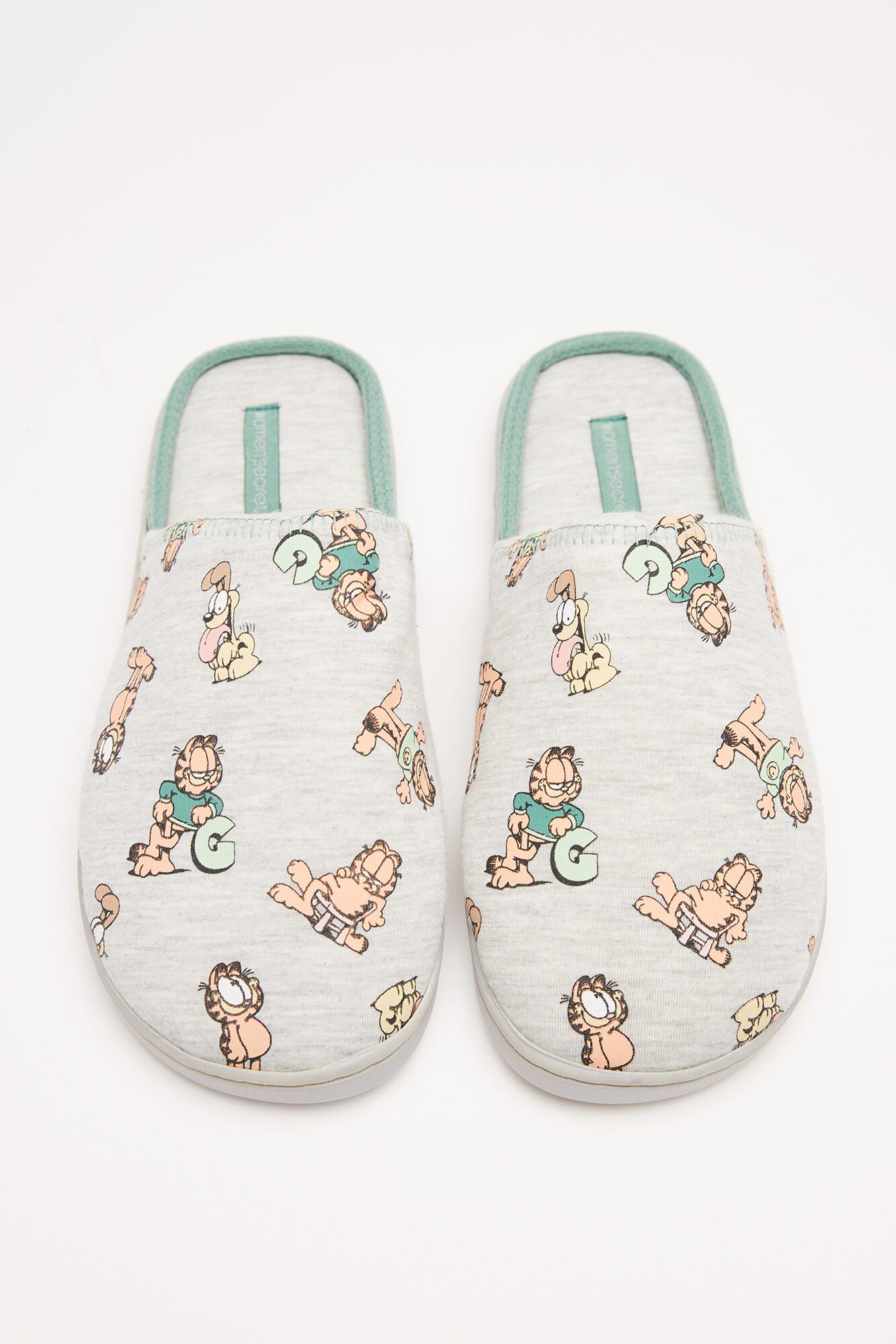 Pantufas do Garfield - estampa