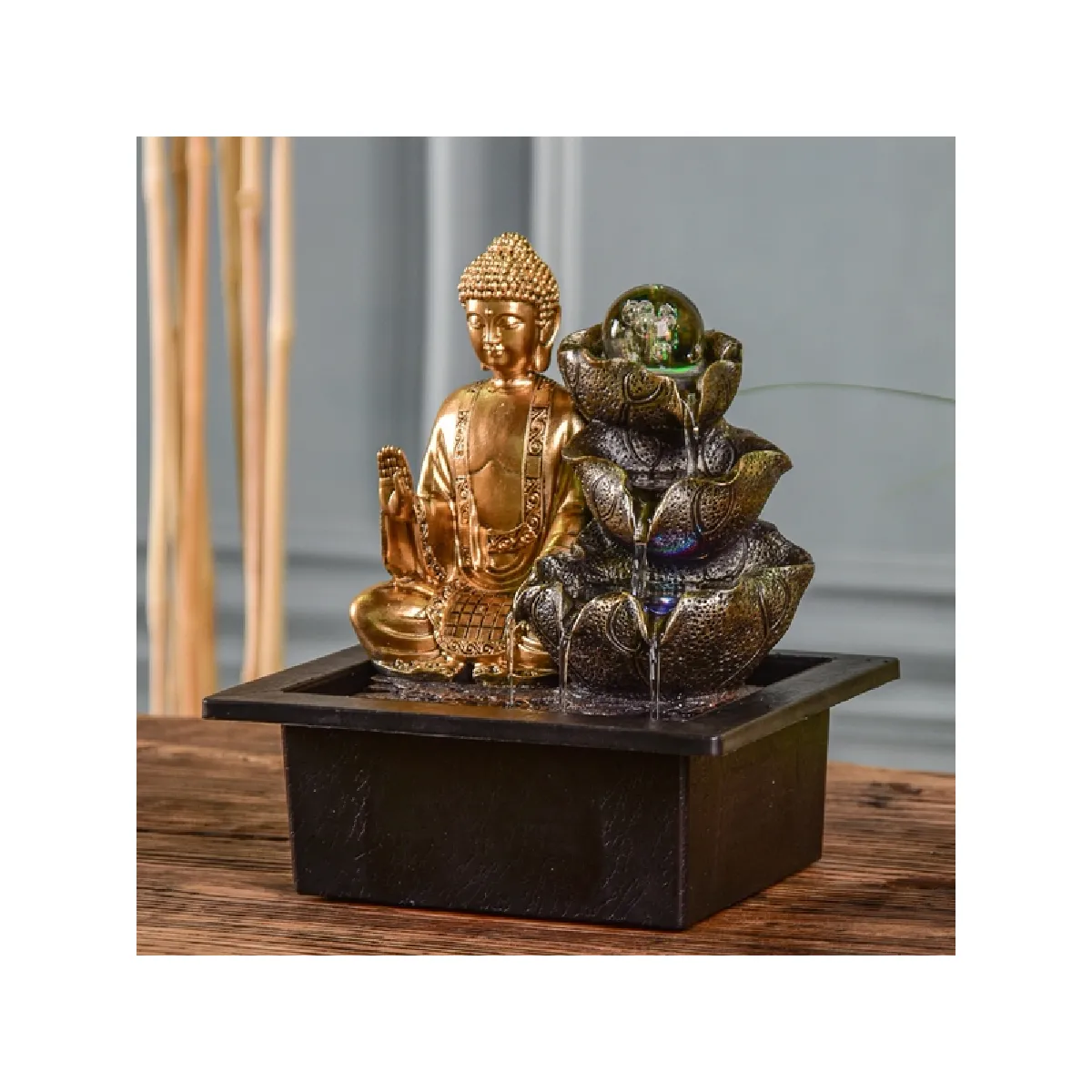 AC-DECO Fontaine Bouddha Arya