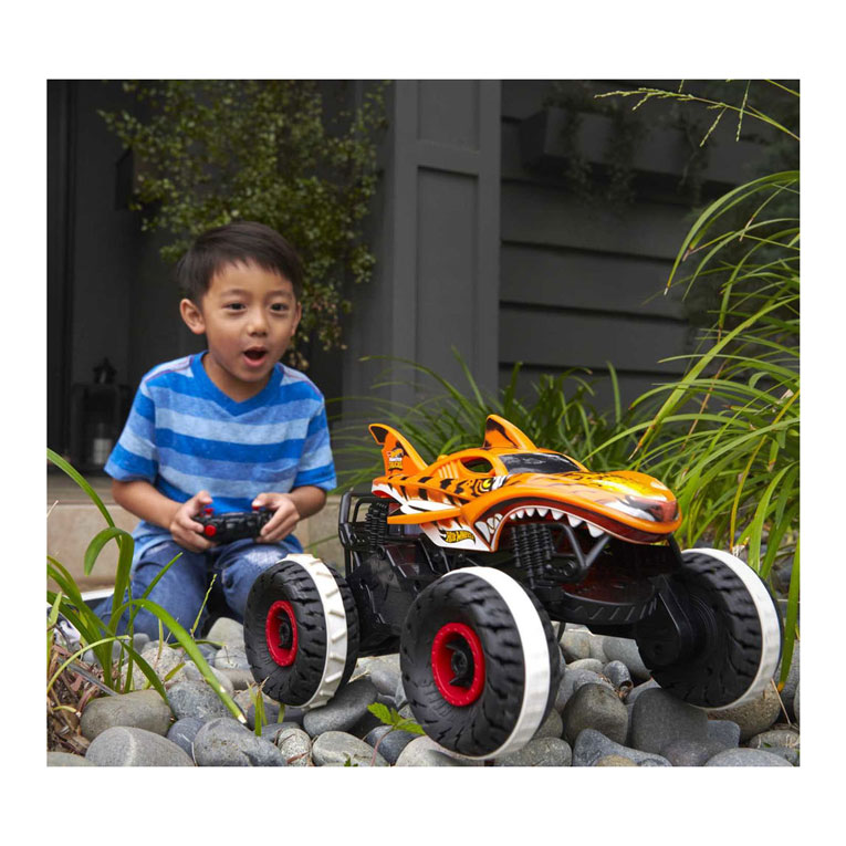 Hot Wheels RC Monster Trucks Onstuitbare Hijgertaai Bestuurbare Auto