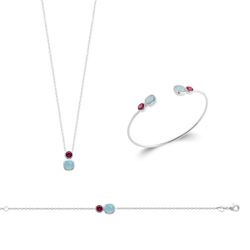 Bracelet Femme - Argent 925 - Longueur : 18 cm