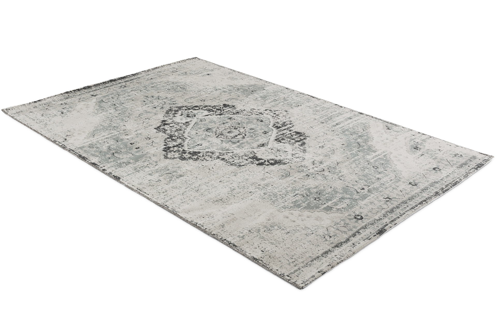 Vloerkleed Aqua Thuy beige/zilver 80x150 cm